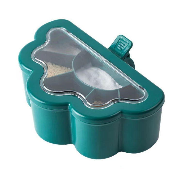 2 PCS Household Combination Set Kitchen 6-Grid Seasoning Box