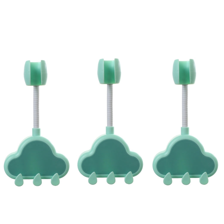 3 PCS Cloud Suction Cup Base Universal Adjustment Shower Bracket