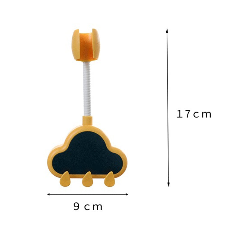 3 PCS Cloud Suction Cup Base Universal Adjustment Shower Bracket