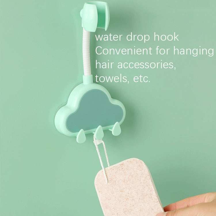 3 PCS Cloud Suction Cup Base Universal Adjustment Shower Bracket