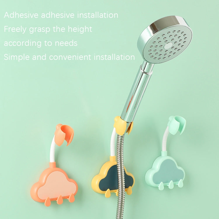 3 PCS Cloud Suction Cup Base Universal Adjustment Shower Bracket