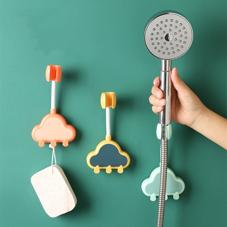 3 PCS Cloud Suction Cup Base Universal Adjustment Shower Bracket
