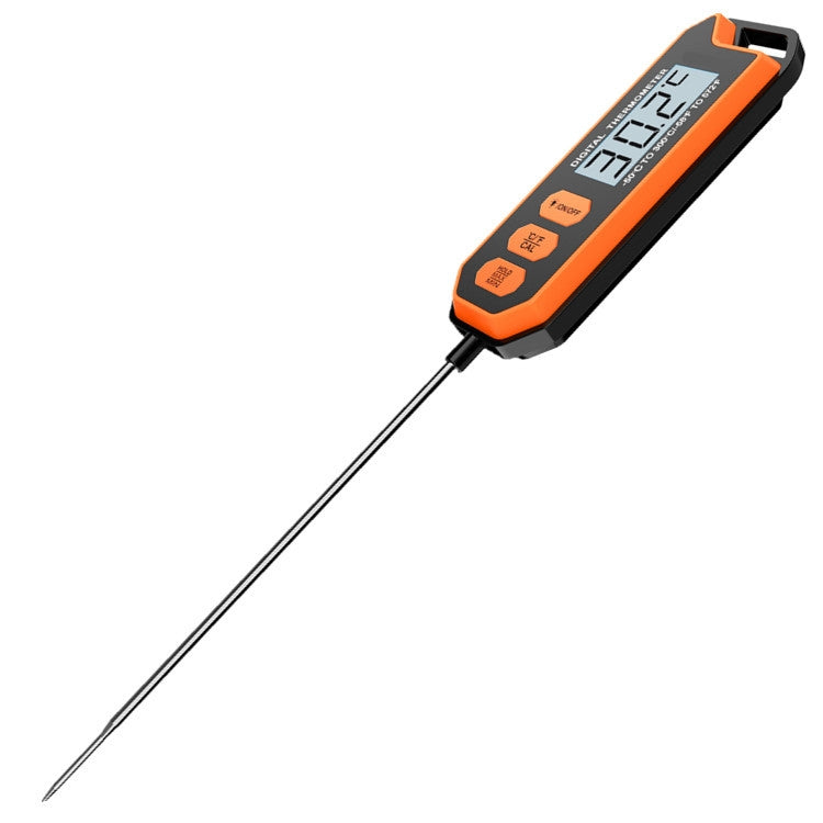 TP109 Stainless Steel Probe Waterproof Food Thermometer(Orange + Black)