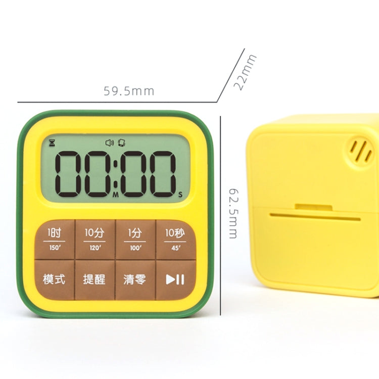 Magnetic Suction Kitchen Cooking Cake Timer With Alarm Clock
