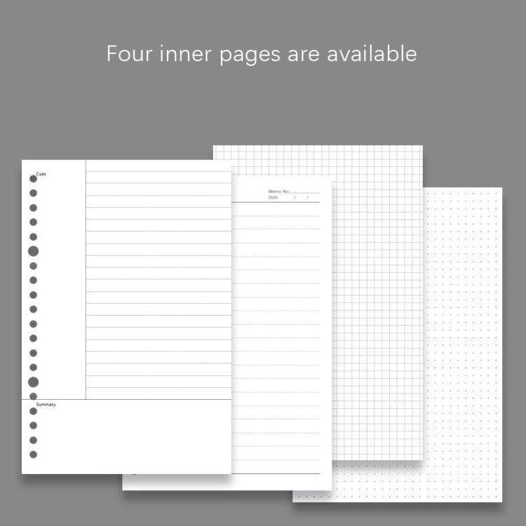 Transparent Matte PP Soft Shell Cover Hand Accountive Page, Style: B5 Cornell Core