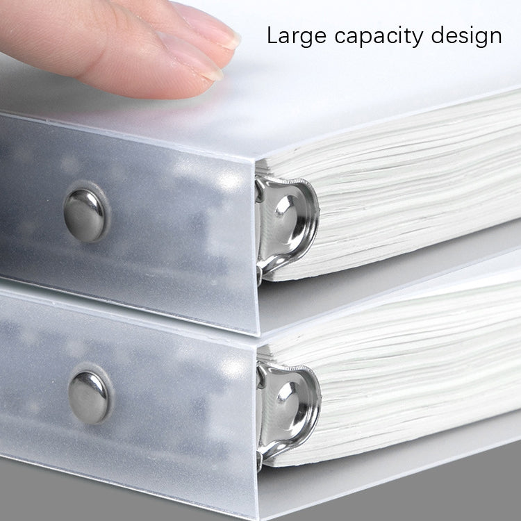 Transparent Matte PP Soft Shell Cover Hand Accountive Page, Style: B5 Mesh Core