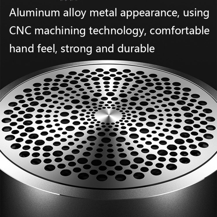 QE803 Slender Waist Mini Bluetooth Speaker with Double Click Camera Function(Black)