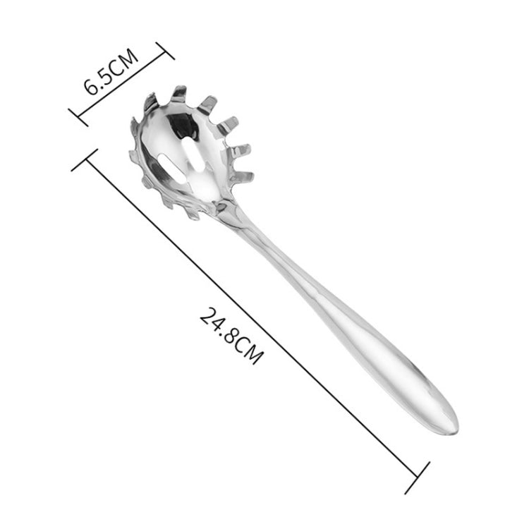 Multifunctional Stainless Steel Pasta Spoon(Silver)