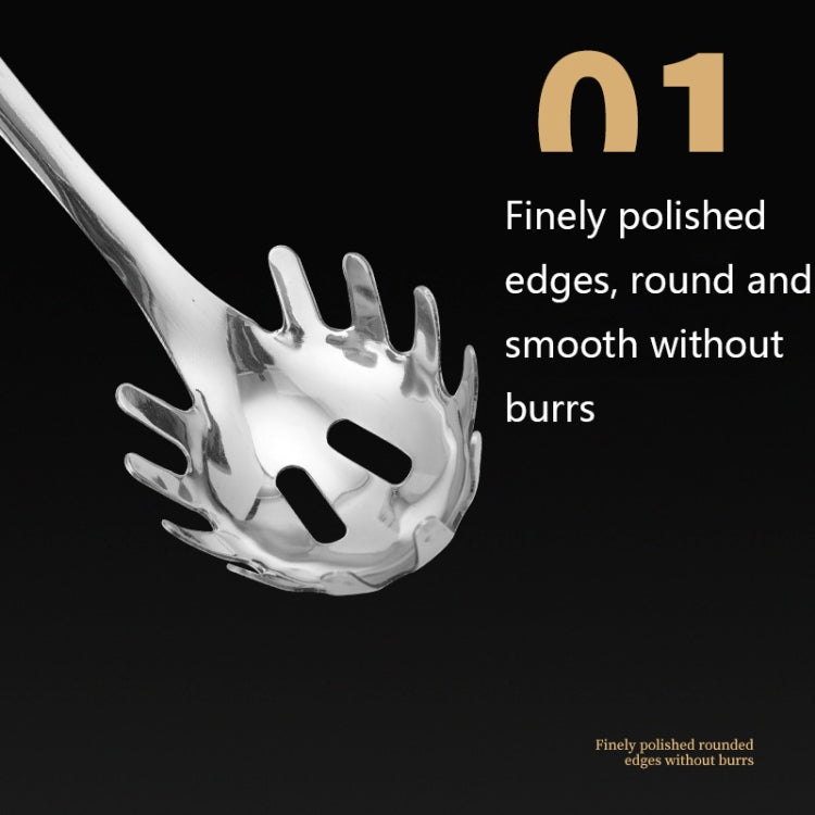 Multifunctional Stainless Steel Pasta Spoon(Silver)