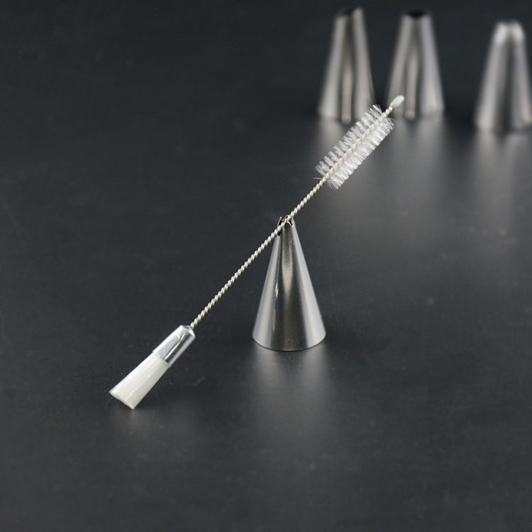 10 PCS Two Side Cake Piping Tip Cleaning Brush(Two Side)