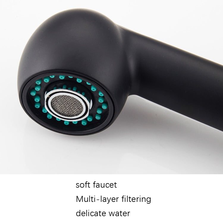 Pull-Out Hot And Cold Telescopic Scrubbed Water Tank Faucet, Specification: Copper Chrome