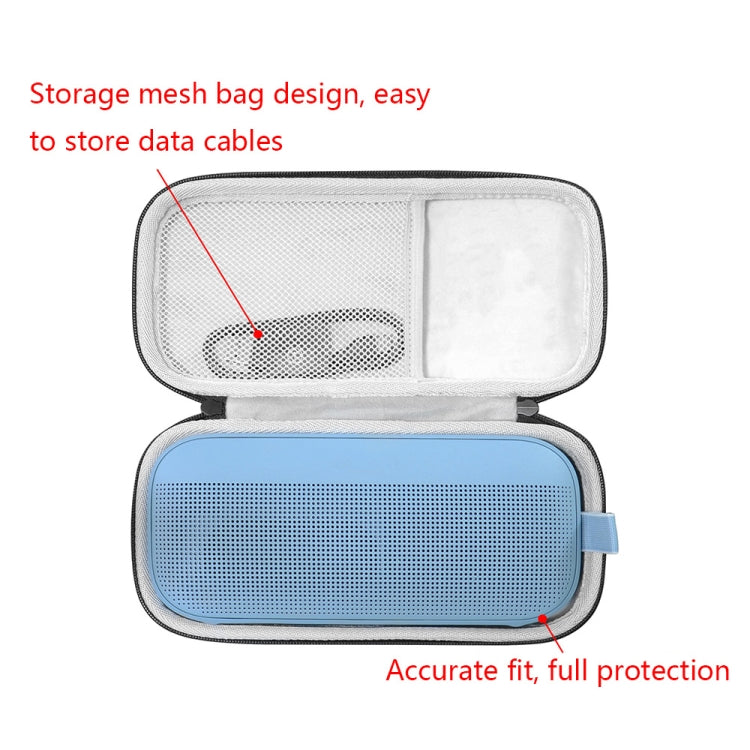 Shockproof and Wear-resistant Speaker Protection Bag For BOSE SoundLink Flex(Black)
