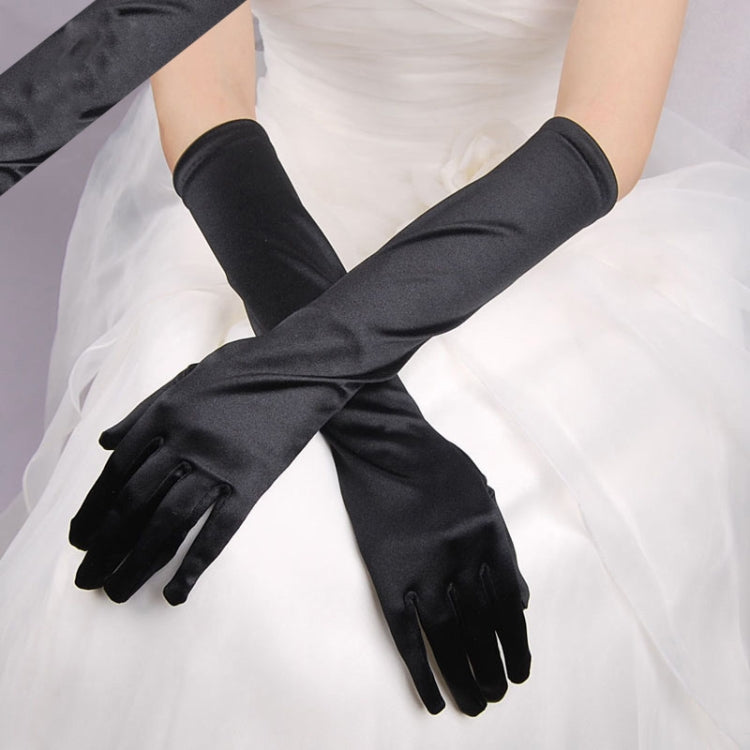 Bride Gloves Satin Long Vintage Travel Sunscreen Dress Wedding Gloves