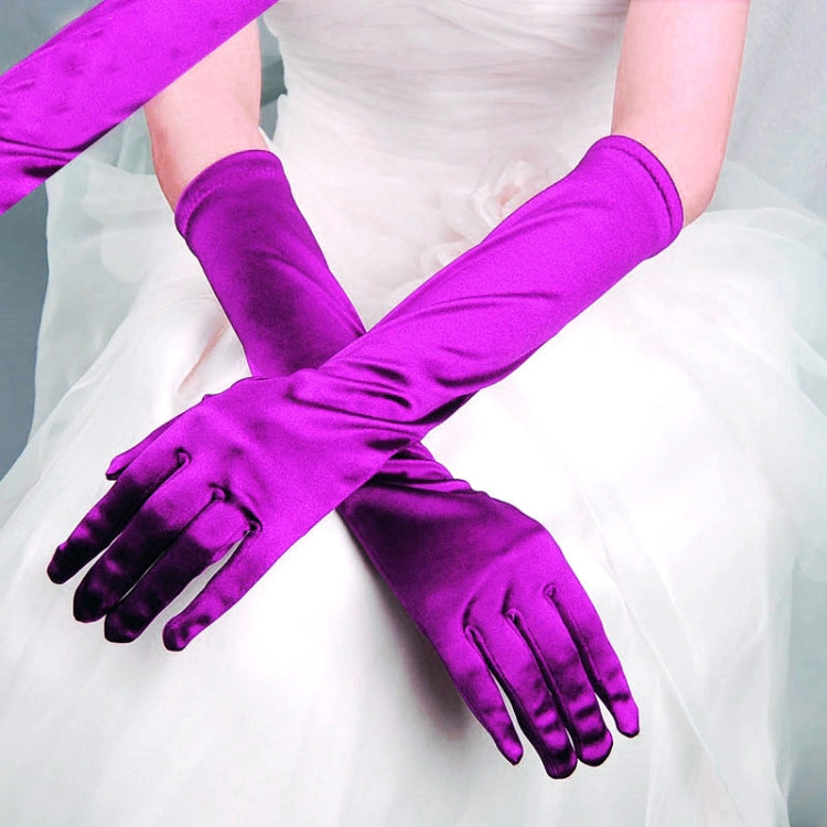 Bride Gloves Satin Long Vintage Travel Sunscreen Dress Wedding Gloves
