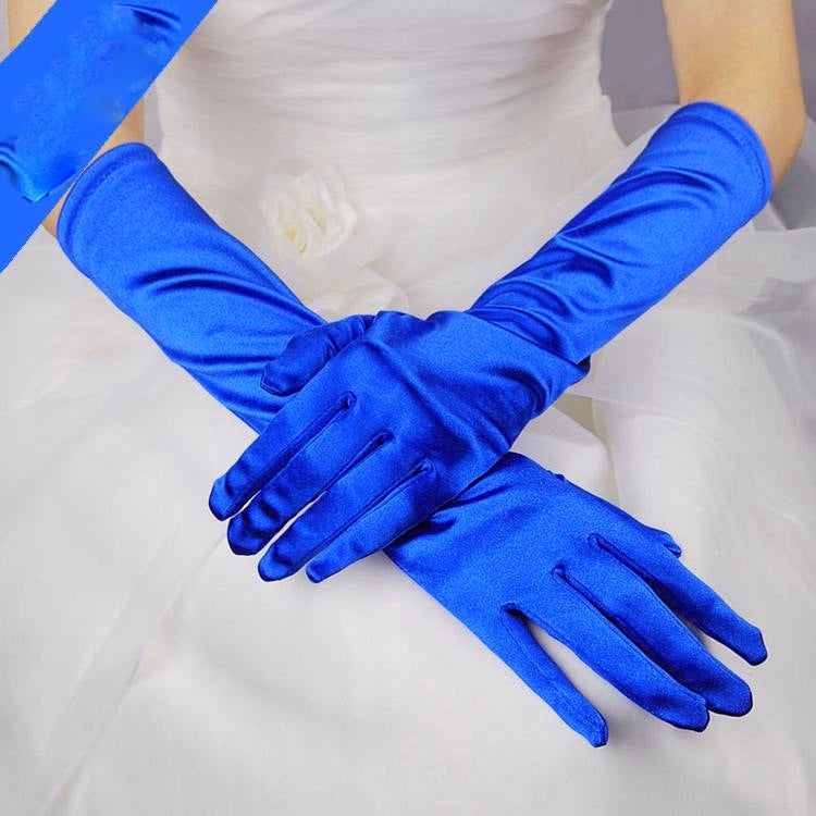 Bride Gloves Satin Long Vintage Travel Sunscreen Dress Wedding Gloves