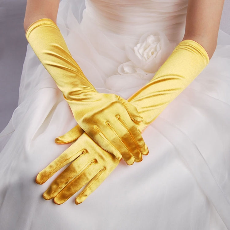 Bride Gloves Satin Long Vintage Travel Sunscreen Dress Wedding Gloves