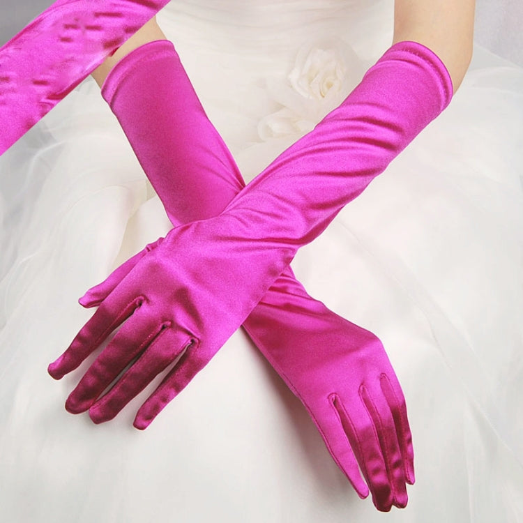 Bride Gloves Satin Long Vintage Travel Sunscreen Dress Wedding Gloves