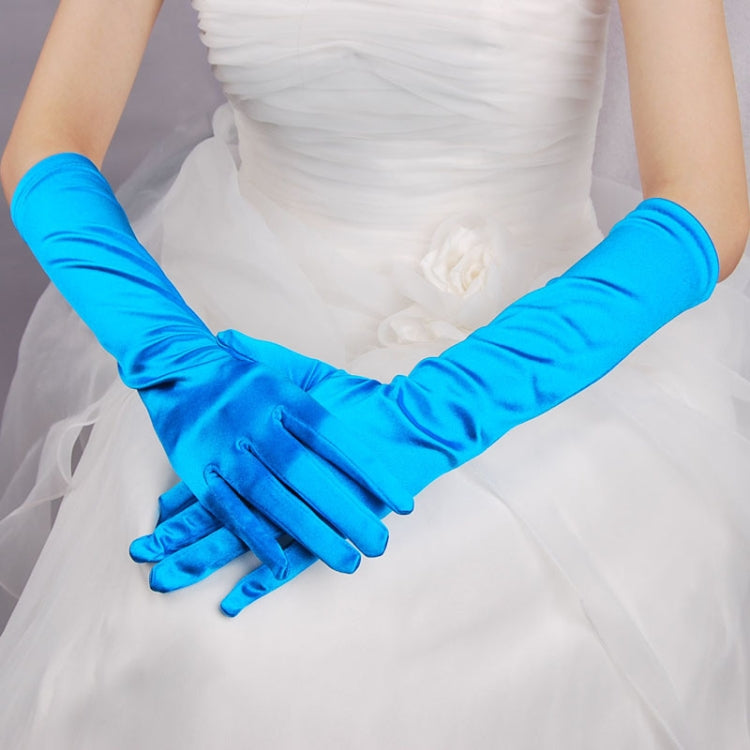 Bride Gloves Satin Long Vintage Travel Sunscreen Dress Wedding Gloves
