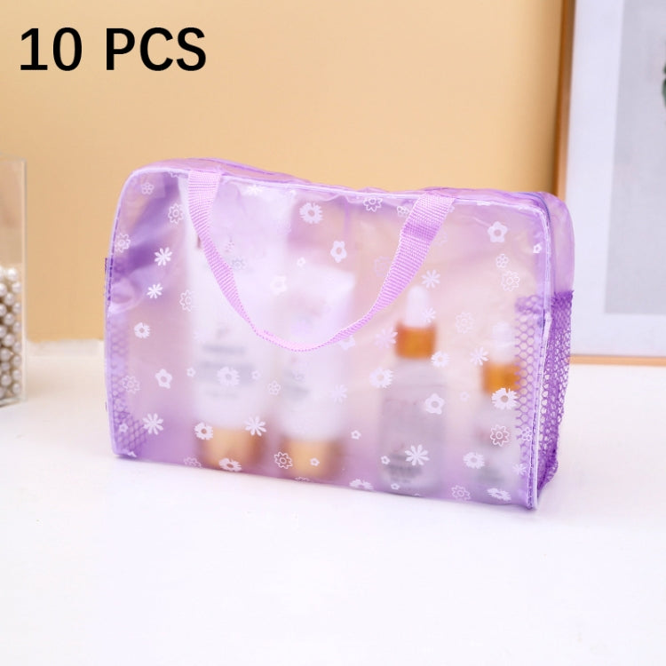 10 PCS Outdoor Travel Cosmetic Storage Bag Waterproof Wash Bag