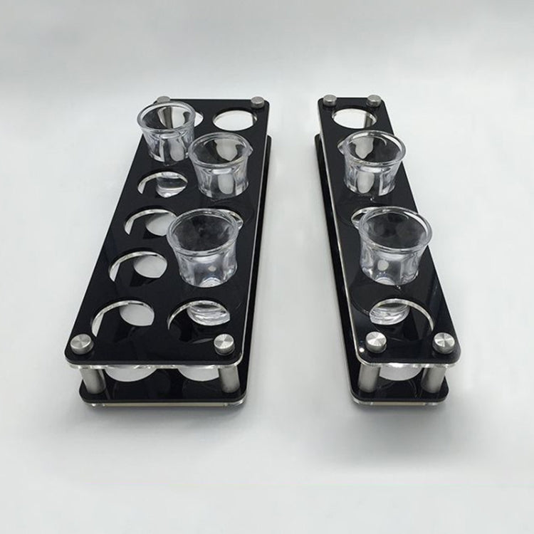 Acrylic Round Hole Wine Glass Holder, Layer (specification): 12 Grids
