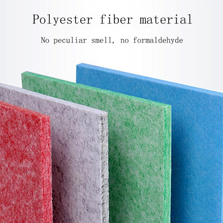 10 PCS Colorful Felt Soundproofing Panel Wall Decoration, Specification: 30x30cm