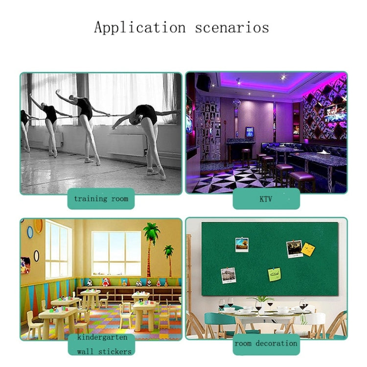 10 PCS Colorful Felt Soundproofing Panel Wall Decoration, Specification: 30x30cm