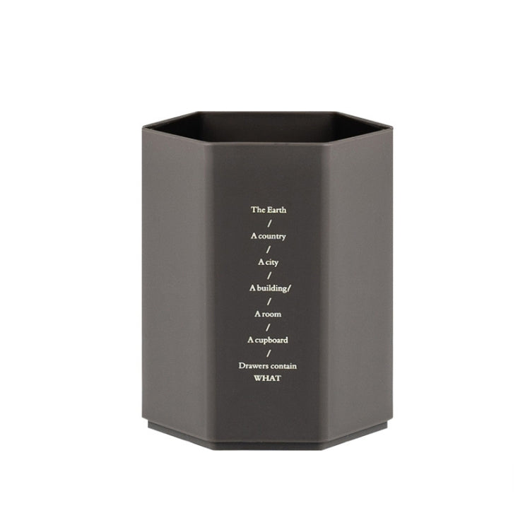 6 PCS Simple Modern Office Desktop Storage Pen Holder