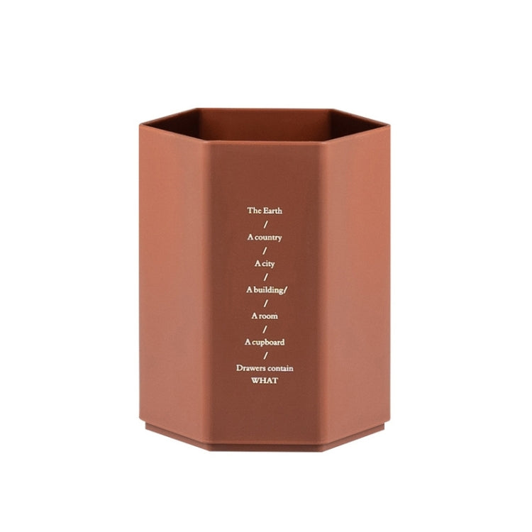 6 PCS Simple Modern Office Desktop Storage Pen Holder