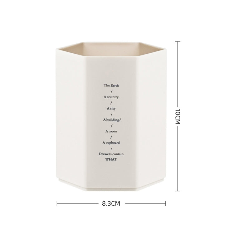 6 PCS Simple Modern Office Desktop Storage Pen Holder
