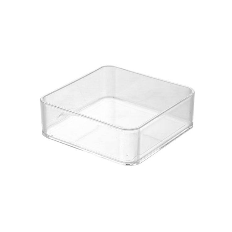 2 PCS Geometric Snack Plate, Style: Big Quartet (Transparent)
