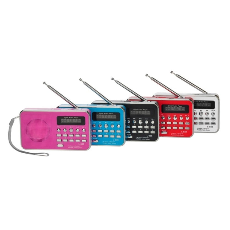 L-938 FM  Rechargeable Radio Supports Card MP3 Playback