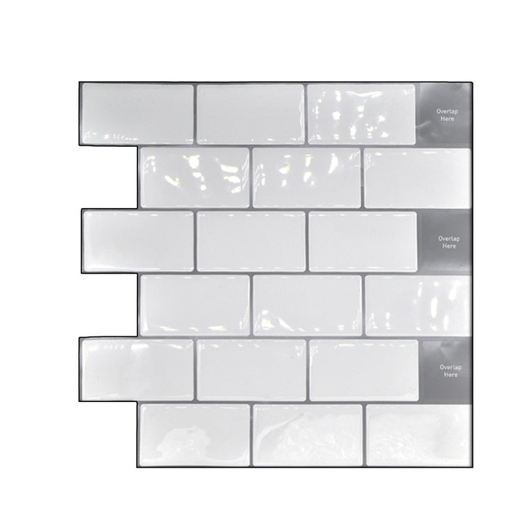 2 PCS Waterproof and Oilproof 3D Wall Sticker