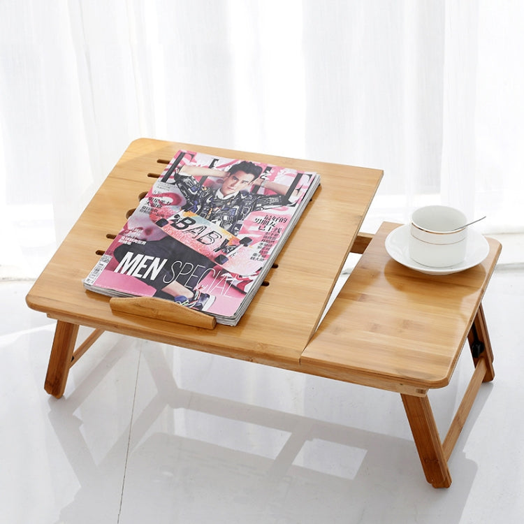 Bauhinia Pattern Folding Computer Desk Bed Dorm Notebook Lap Desk Large with Fan