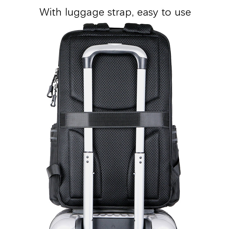 Light Comfortable Backpack Waterproof Oxford Cloth Backpack(Black Large)