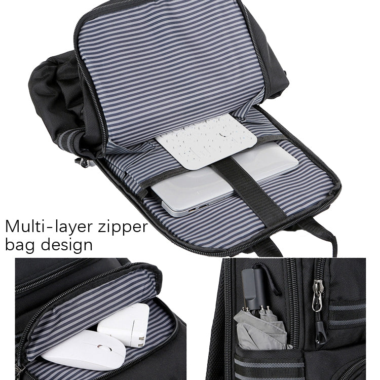 Men Anti-Skinning Backpack Portable Outdoor Casual Sports Shoulder Bag