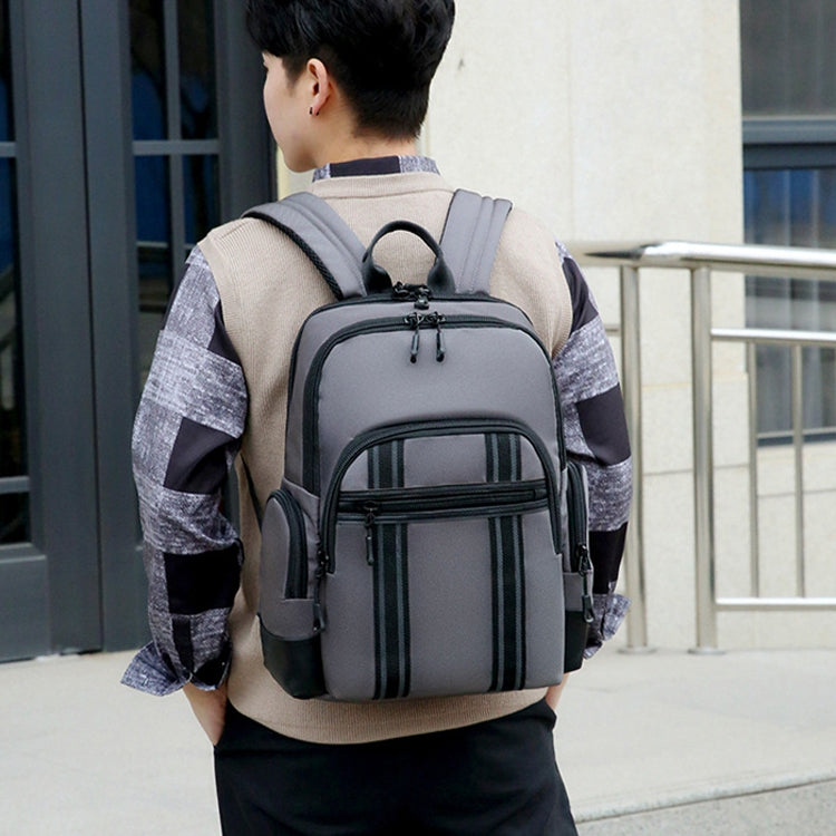 Men Business Laptop Back Shoulders Bag Waterproof Wear Backpack