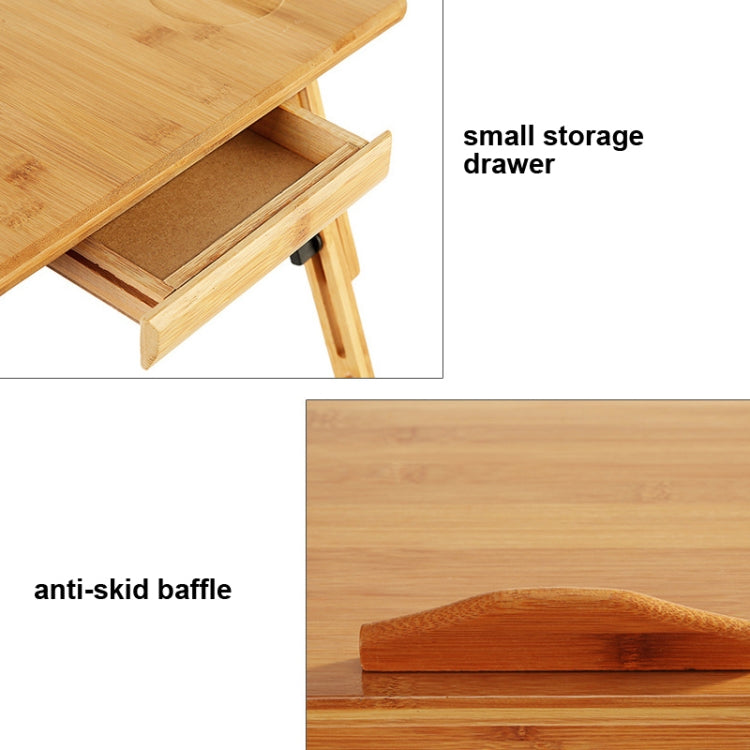 Bed Computer Desk Folding Desk Lifting Writing Desk With Cup Slot ,Size: Medium