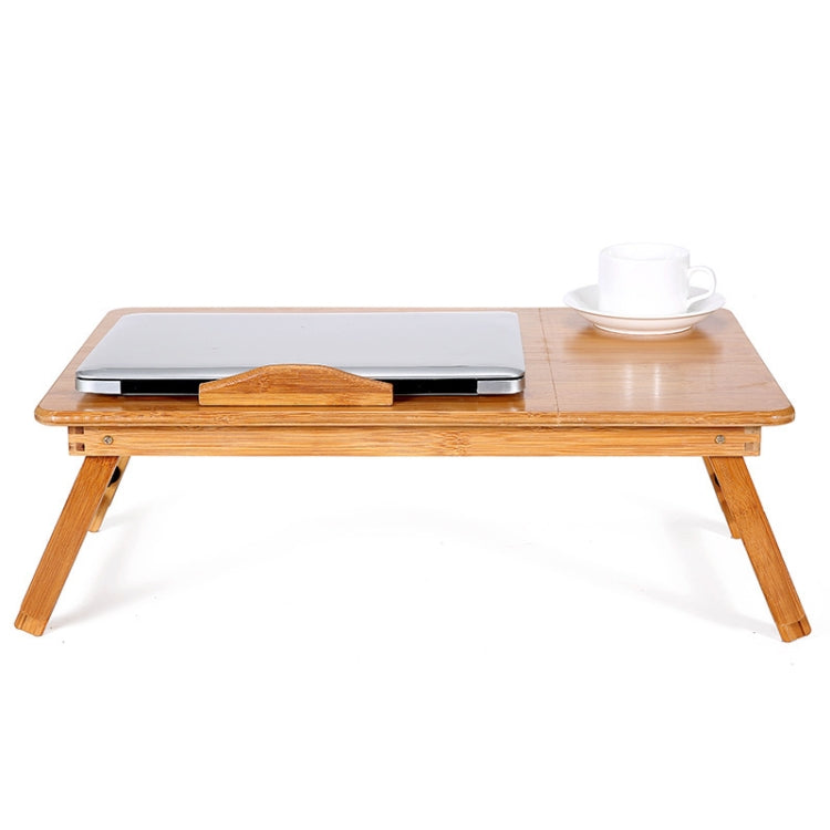 Sunflower Pattern Bed Laptop Desk Foldable Book Desk With Drawer ,Size: Medium