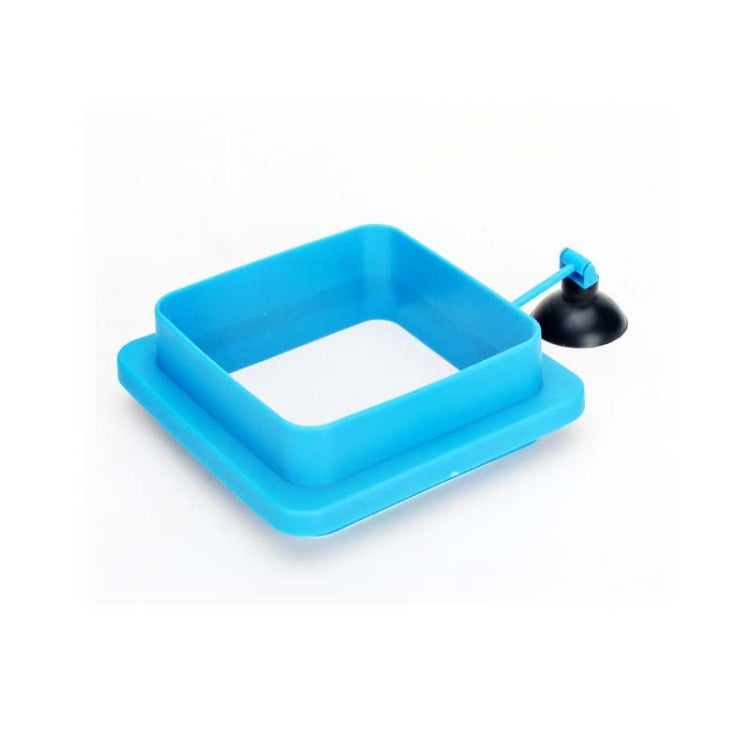 10 PCS Aquarium Fish Food Feeder, Specification: Thick Blue Square