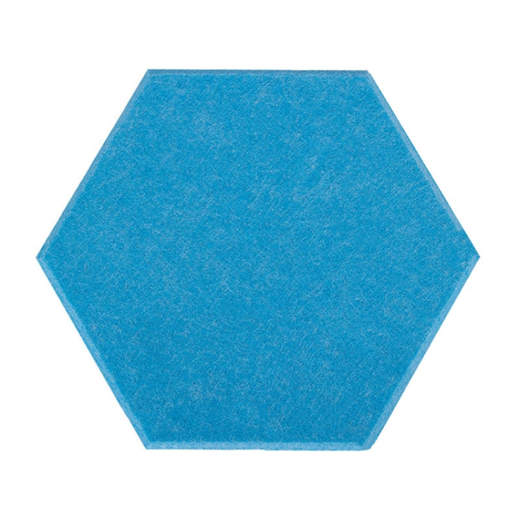 2 PCS Polyester Fiber Wall Decoration Sound Insulation Cotton Sound Absorbing Board, Style: Without Glue (Lake Blue)