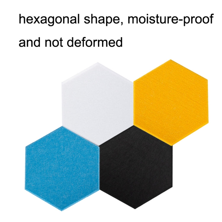 2 PCS Polyester Fiber Wall Decoration Sound Insulation Cotton Sound Absorbing Board, Style: With Glue (Snow White)