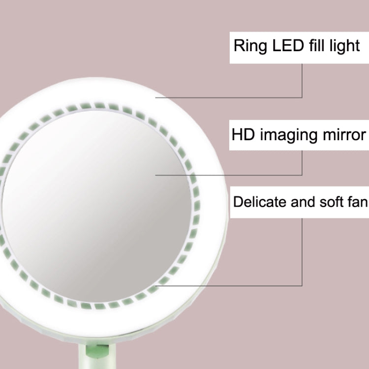 HD Makeup Mirror Fill Light Table Lamp Mute Fan