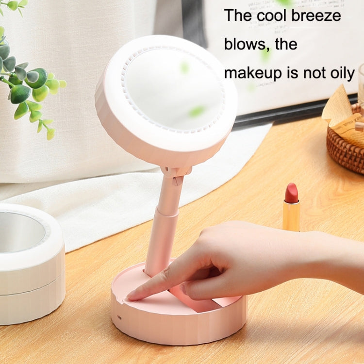 HD Makeup Mirror Fill Light Table Lamp Mute Fan