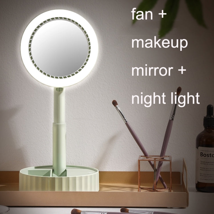 HD Makeup Mirror Fill Light Table Lamp Mute Fan