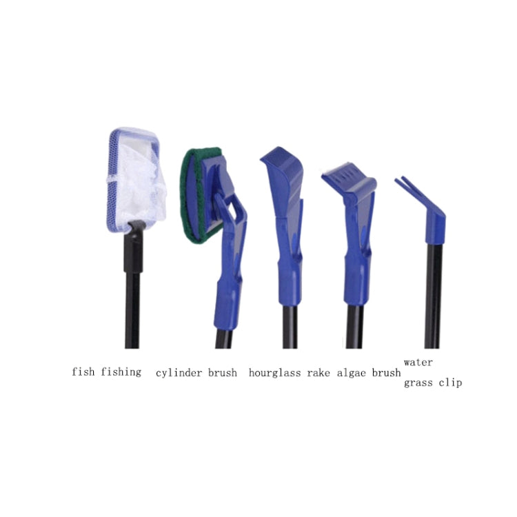 2 PCS Fish Tank Aquarium 5-in-1 Cleaning Tool Set
