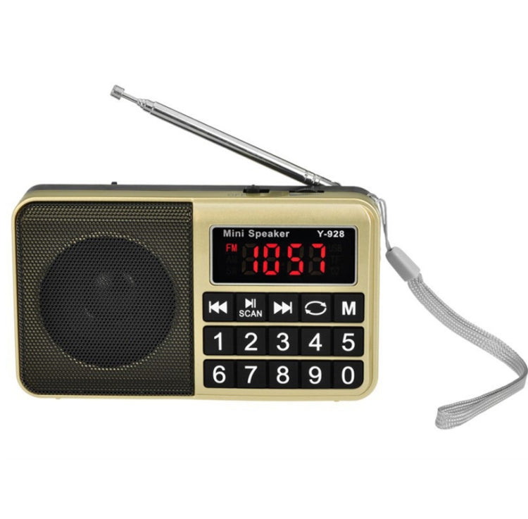 Y-928 FM Radio LED Display MP3 Support  TF Card U Disk