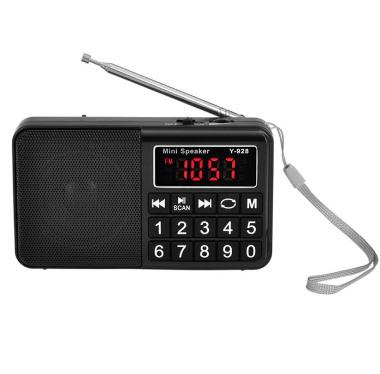 Y-928 FM Radio LED Display MP3 Support  TF Card U Disk