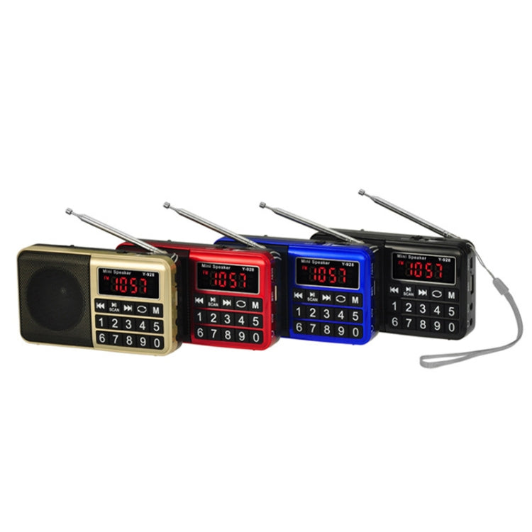 Y-928 FM Radio LED Display MP3 Support  TF Card U Disk