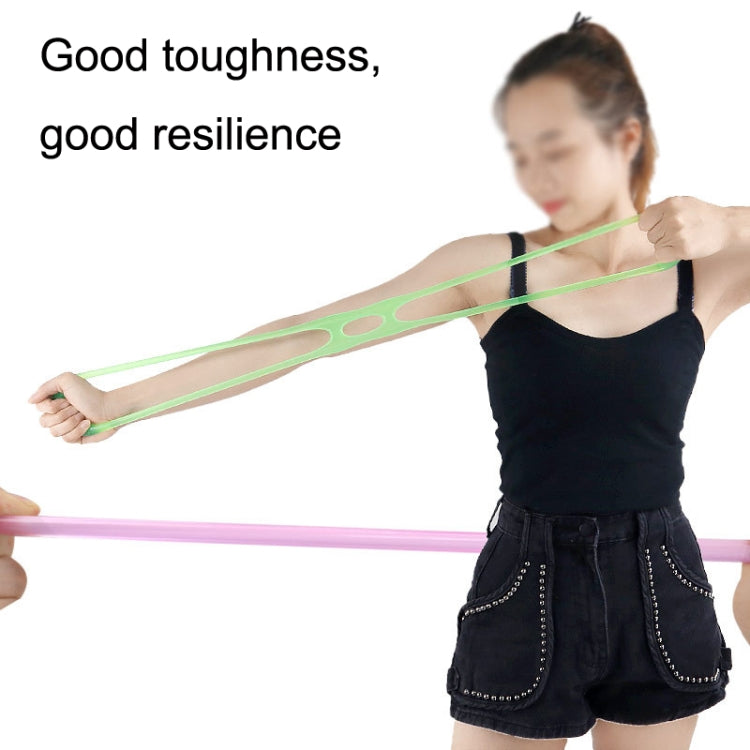 2 PCS Fitness Weight Loss Muscle Training Stretching Multi-purpose Puller, Style: Single Hole (Pink)