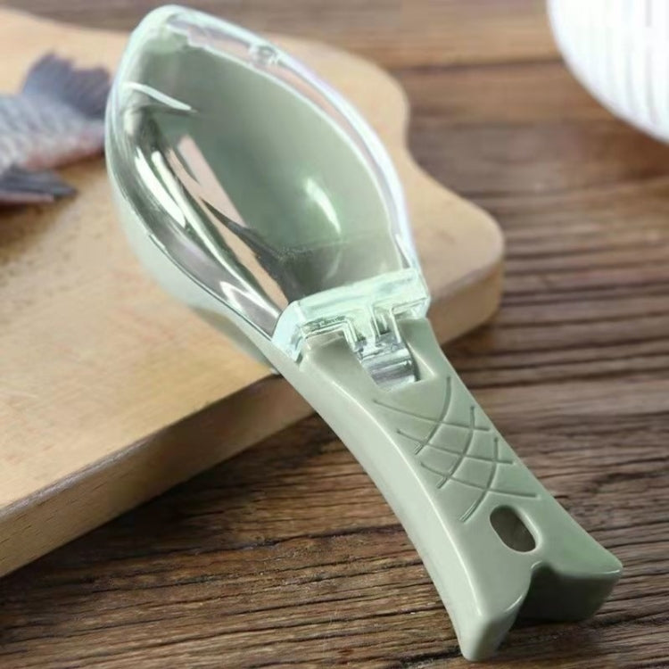 3 PCS CT1682 Thickened Plastic Fish Scaler with Cover